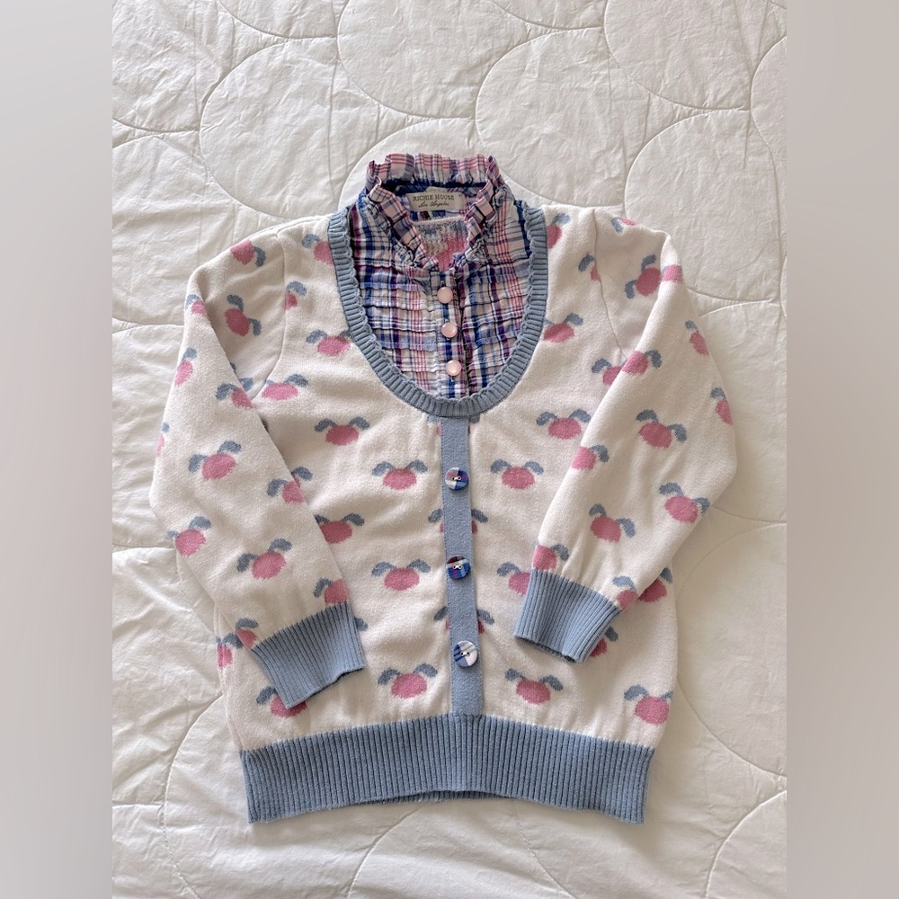Easter sweater with bunnies print